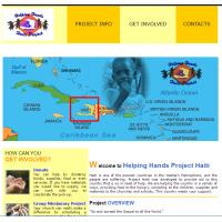 Helping Hands Haiti Website Screenshot