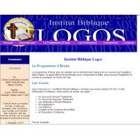 Institut Biblique Logos Website Screenshot