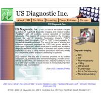 U.S. Diagnostic, Inc Website Screenshot